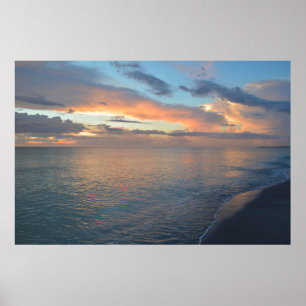 Sonnenuntergänge im Wasser Poster