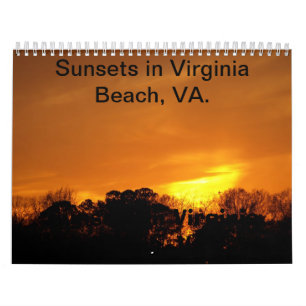 Sonnenuntergänge in Virginia Beach, VA-Kalender Kalender