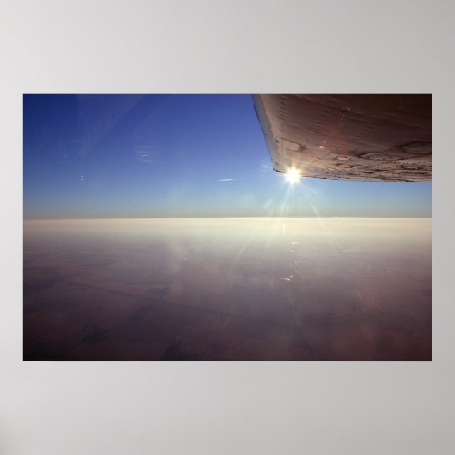 Sonnenuntergänge unter Flügel Poster (Vorne)