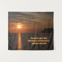 Sonnenuntergänge wie die Lichter der goldenen Stra