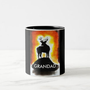 Sonnenunterganghirsch - die TASSE DES GRANDADS