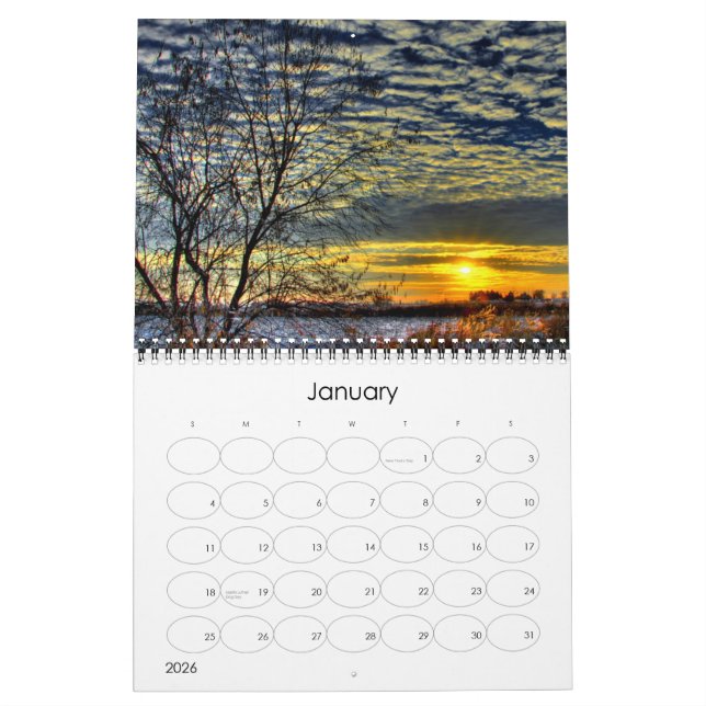 Sonnenuntergangkalender 2009 kalender (Jan 2026)