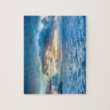 Sonnenuntergangozean/-meer