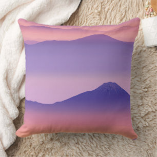 Sonnenuntergangs-Gipfel – Goldene Berglandschaft ( Kissen