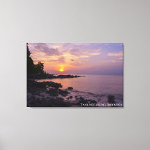 Sonnenuntergangs-Himmel-Strand-Dämmerungs-Landscha