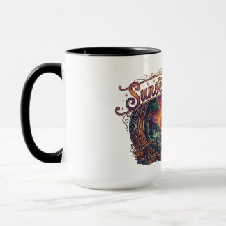 Sonnenuntergangs-Jäger–Golden Hour-Abenteuer T-Shi Tasse
