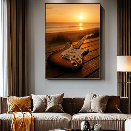 Sonnenuntergangs-Melodie Poster
