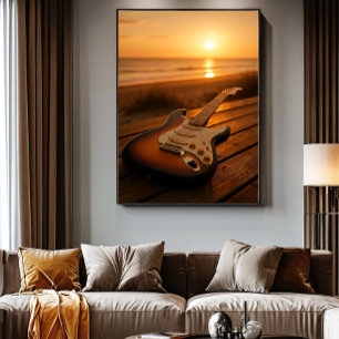 Sonnenuntergangs-Melodie Poster
