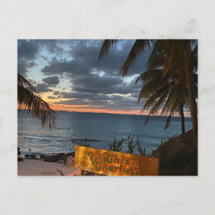 Sonnenuntergangs-Postkarte bei Chichi's'n Charlie' Postkarte