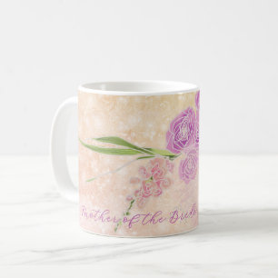 Sonnenuntergangs-Rosen-Mutter-der-Braut-Schleifens Kaffeetasse