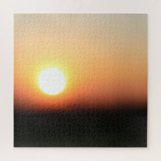 Sonnenuntergangs-Schlieren-Puzzle