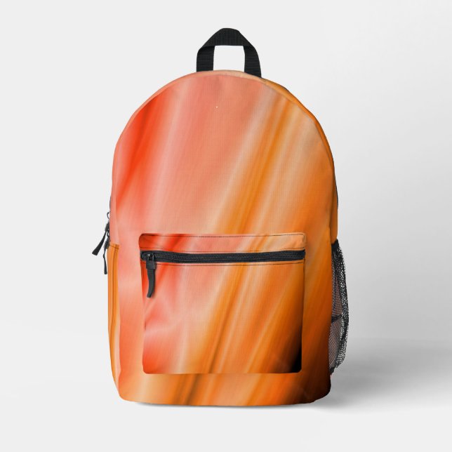 Sonnenuntergangs-Seide Bedruckter Rucksack (Vorderseite)