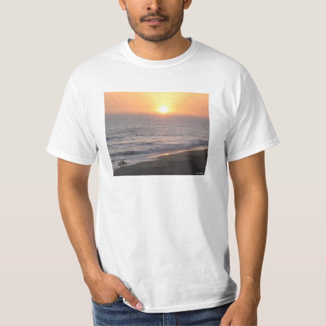 Sonnenuntergangs-Surfer T-Shirt (Vorderseite)