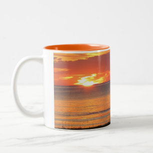 Sonnenuntergangs-Szene Kaffeetasse