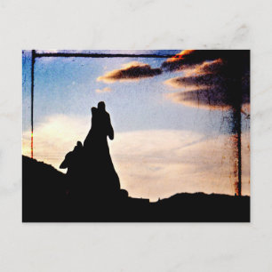 Sonnenuntergangs-Träume Postkarte