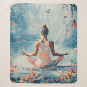 Sonnenuntergangs-Wiesen-Meditation mit Schmetterli Sherpadecke