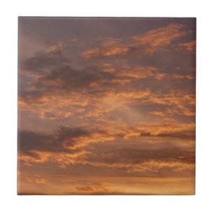 Sonnenuntergangs Wolken I Farbiger Himmel Fotograf Fliese