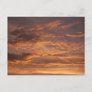 Sonnenuntergangs Wolken I Farbiger Himmel Fotograf Postkarte