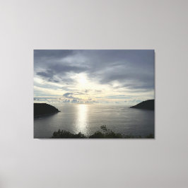 Sonnenuntergangsfotografie Leinwanddruck