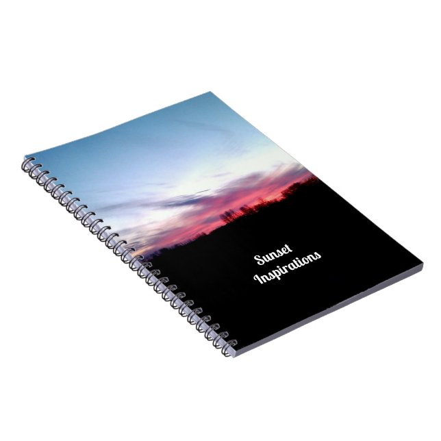 Sonnenuntergangsfotografie | Notebook Notizblock (Rechte Seite)