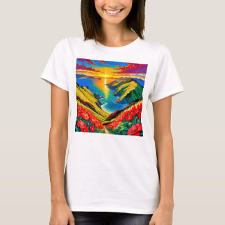 Sonnenuntergangsglück T-Shirt