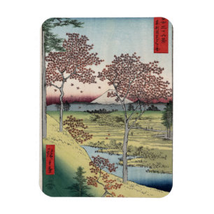 Sonnenuntergangshügel, Meguro in der östlichen Hau Magnet