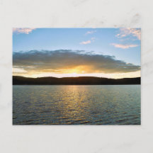 Sonnenuntergangspostkarte