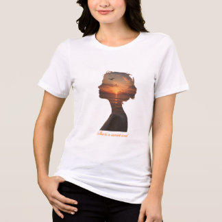 Sonnenuntergangsseele Tri-Blend Shirt