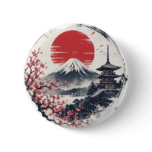 Sonnenuntergangsserenität am Berg Fuji – Japanisch
