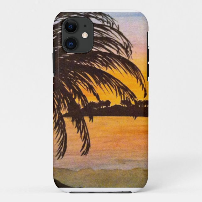 Sonnenuntergangstrand Case-Mate iPhone Hülle (Rückseite)
