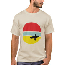 Sonnenuntergangsurfer-T - Shirt