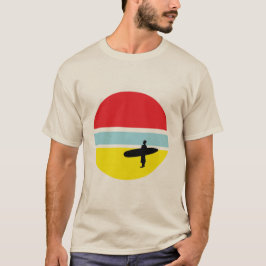 Sonnenuntergangsurfer-T - Shirt