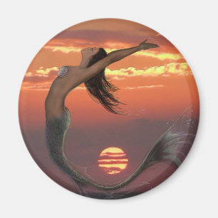 Sonnenuntergangtanz Magnet