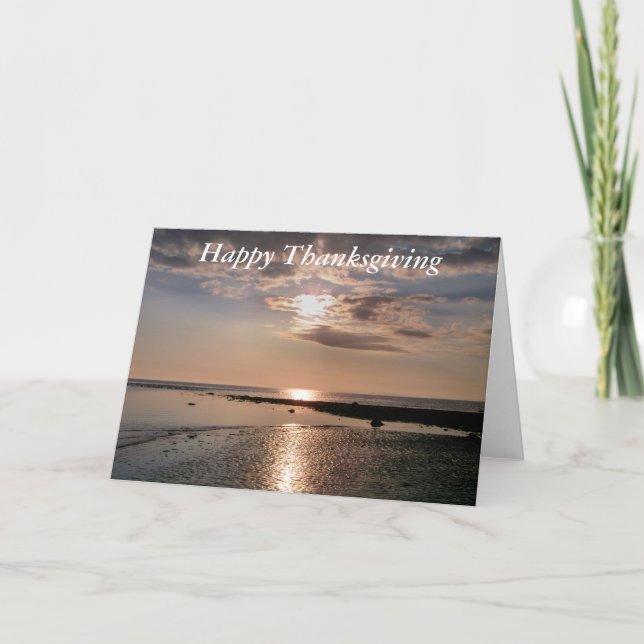 SONNENUNTERNEHMEN FEIERTAGSKARTE (Vorderseite)