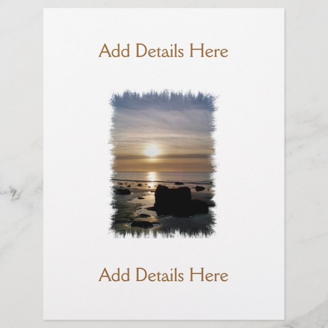 SONNENUNTERNEHMEN FLYER (Vorne)