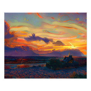 SONNENUNTERNEHMEN FOTODRUCK