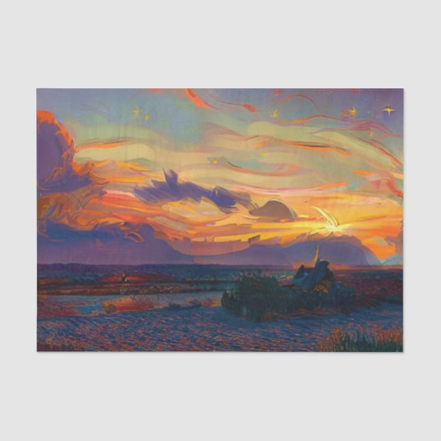SONNENUNTERNEHMEN SEIDENPAPIER (Vorderseite)