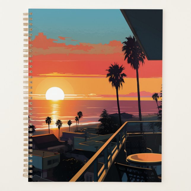 SONNENVERKEHR IN SANTA MONICA #1 PLANER (Vorderseite)