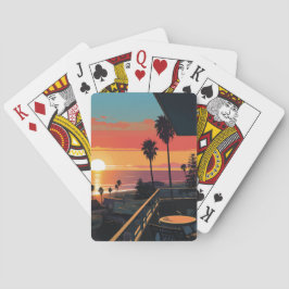 SONNENVERKEHR IN SANTA MONICA #1 SPIELKARTEN