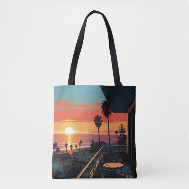 SONNENVERKEHR IN SANTA MONICA #1 TASCHE (Vorderseite)