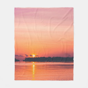 SONNENVERKEHR ÜBER HORIZON FLEECEDECKE