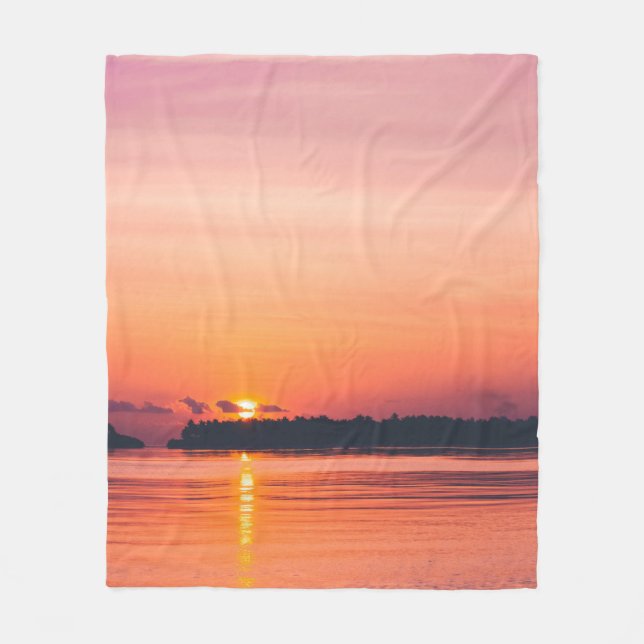 SONNENVERKEHR ÜBER HORIZON FLEECEDECKE (Vorderseite)