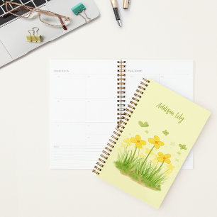 Sonnenverwöhnter Wildblumen- und Schmetterlingspla Planer