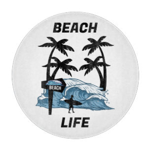 Sonnenwasserwelle Schneidebrett