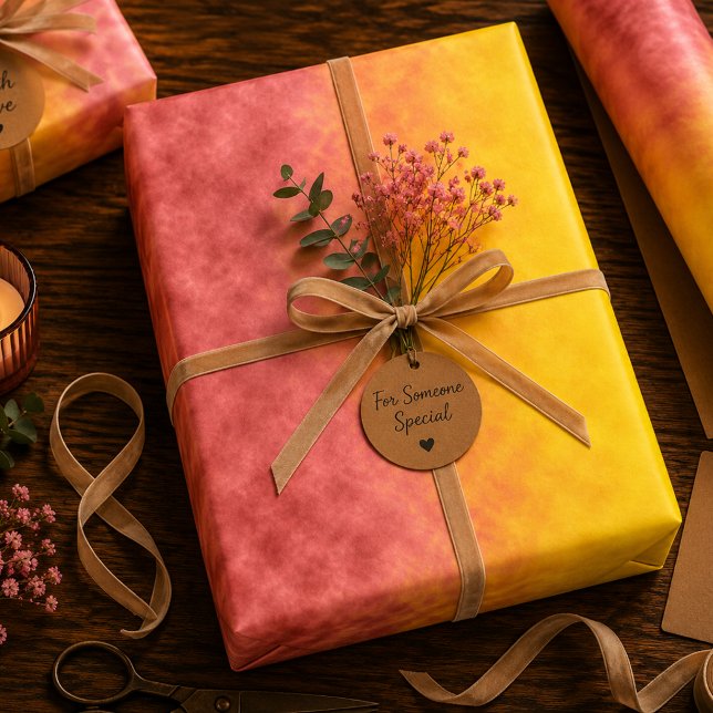 Sonnenwende-Blüte Geschenkpapier Set (Von Creator hochgeladen)