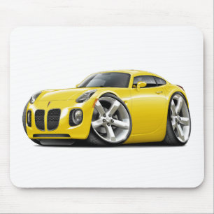 Sonnenwende-gelbes Auto Mousepad