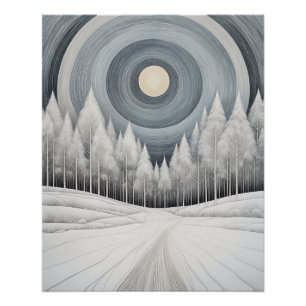 Sonnenwende Reise Spiralblock Poster