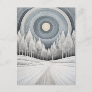 Sonnenwende-Reise-Spiralblock Postkarte