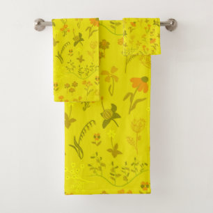 Sonnenwiese-Blume Badhandtuch Set
