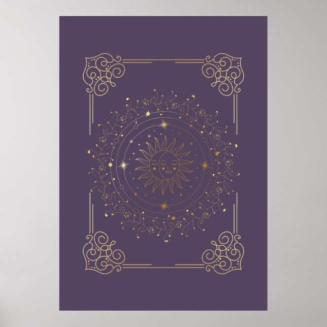 Sonnenzauber, Hexe Poster (Vorne)